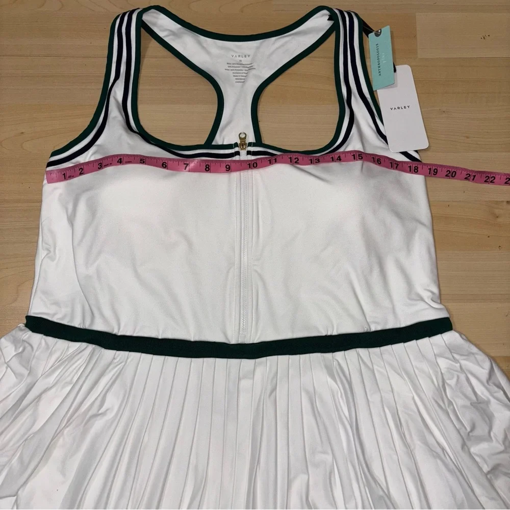 Varley Jane Sleeveless Court Mini Dress Women Sz 1X Preppy Pickleball Tennis NWT